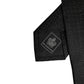 Black Patterned Silk Adjustable Necktie Tie