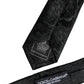 Dark Green Floral Silk Adjustable Necktie Tie