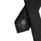 Black Circles Silk Adjustable Necktie Tie