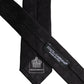 Black Circles Silk Adjustable Necktie Tie