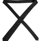 Black Circles Silk Adjustable Necktie Tie
