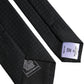 Black Circles Silk Adjustable Necktie Tie