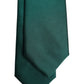 Green Solid Cotton Adjustable Necktie Tie