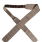 Beige Polka Dot Silk Adjustable Necktie Tie