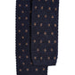 Blue Polka Dot Silk Adjustable Necktie Tie