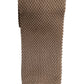 Brown Silk Adjustable Necktie Tie