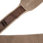Brown Silk Adjustable Necktie Tie