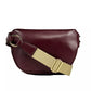 Leather Maise 2 in 1 Fanny Waist Pack Bag Maroon