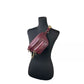 Leather Maise 2 in 1 Fanny Waist Pack Bag Maroon