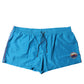 Turquoise Logo Beachwear Shorts 2Pc Swimwear
