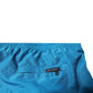 Turquoise Logo Beachwear Shorts 2Pc Swimwear