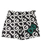 Black White Logo Beachwear Shorts Swimwear