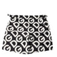 Black White Logo Beachwear Shorts Swimwear