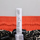 Orange Polyester Beachwear Shorts 2Pc Swimwear