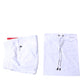White Stripes Beachwear Shorts 2 Pc Swimwear