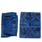 Blue Nylon Beachwear Swim Shorts 2Pc Swimwear