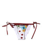 White Floral Print Swimsuit Bikini Bottom Swimwear