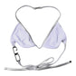 Silver Logo Halter Beachwear Bikini Top Swimwear