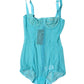 Blue Tulle Balconette Bra Bodysuit Underwear