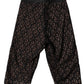 Black Logo Monogram Cropped Tights Underwear
