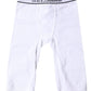 White Logo Cotton Cropped Tights Underwear