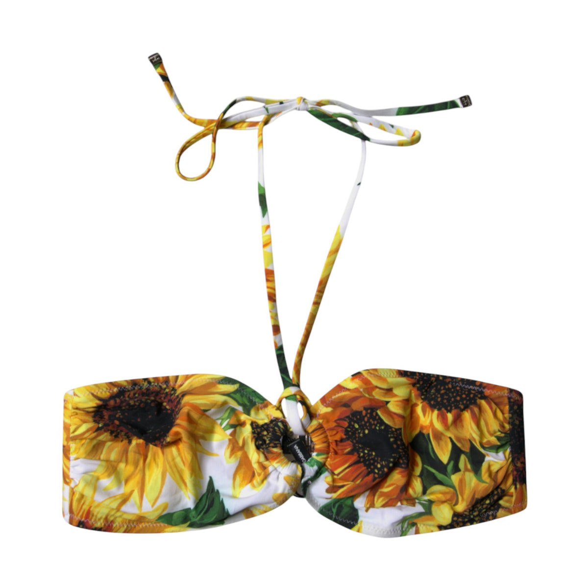 Multicolor Floral Halter Beachwear Bikini Top Swimwear