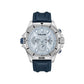 Blue Artificial Leather Watch