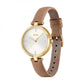 Beige Leather Watch