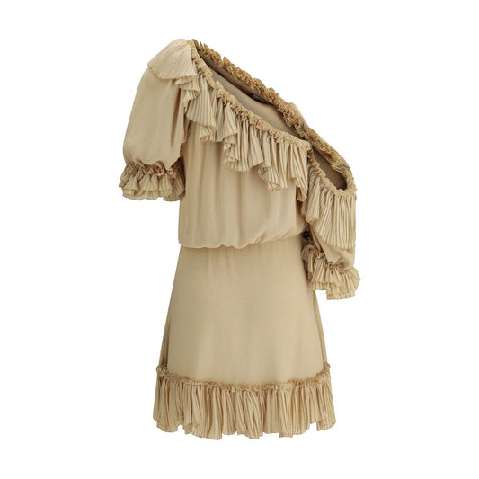 One-shoulder silk Dress