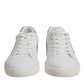 White Suede Leather Low Top Sneakers Shoes