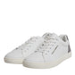 White Suede Leather Low Top Sneakers Shoes