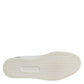 White Suede Leather Low Top Sneakers Shoes