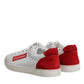 White Suede Leather Low Top Sneakers Shoes