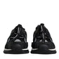 Black Mesh Sorrento Trekking Sneakers Shoes