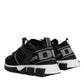 Black Mesh Sorrento Trekking Sneakers Shoes