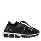 Black Mesh Sorrento Trekking Sneakers Shoes