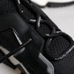 Black Mesh Sorrento Trekking Sneakers Shoes