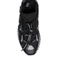 Black Mesh Sorrento Trekking Sneakers Shoes