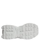 White Nylon Low Top Space Men Sneakers Shoes