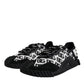 Black Logo Lace Up Low Top NS1 Sneakers Shoes