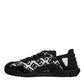 Black Logo Lace Up Low Top NS1 Sneakers Shoes