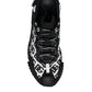 Black Logo Lace Up Low Top NS1 Sneakers Shoes