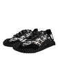 Black Logo Lace Up Low Top NS1 Sneakers Shoes