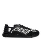 Black Logo Lace Up Low Top NS1 Sneakers Shoes