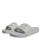 White Rubber Slides Sandals Beachwear Shoes