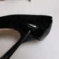 Black Patent Leather High Heels Pumps Shoes