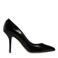 Black Patent Leather High Heels Pumps Shoes
