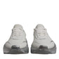 White Silver Daymaster Low Top Sneaker Shoes