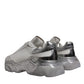 White Silver Daymaster Low Top Sneaker Shoes