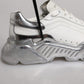 White Silver Daymaster Low Top Sneaker Shoes